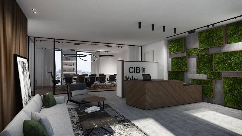 פרויקט עיצוב משרדי חברת CIB